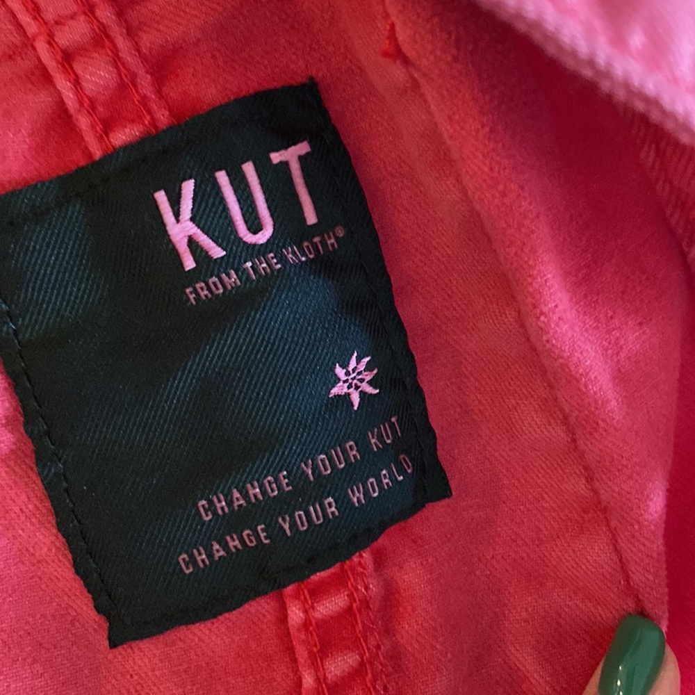 Kut from the Kloth Pink Jacket with Floral Lining - Picture 7 of 12